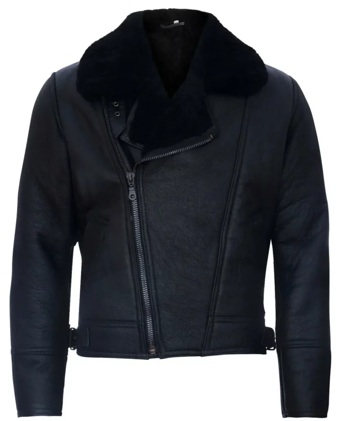 Men-Aviator-Black-Shearling-Leather-Jacket-falcon-jacket-001