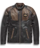 mens-h-d-triple-vent-system-black-trostel-leather-jacket-falcon-jacket-001