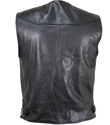 mens-road-king-black-biker-leather-vest-falcon-jacket-002