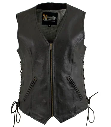 women-mistress-black-motorcycle-leather-vest-falcon-jacket-001