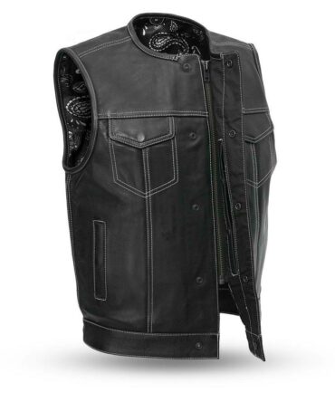 mens-bandit-black-biker-leather-vest-falcon-jacket-001