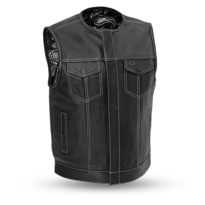 mens-bandit-black-biker-leather-vest-falcon-jacket-002