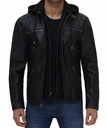 mens-cafe-racer-black-with-removable-hood-leather-jacket-falcon-jacket-001